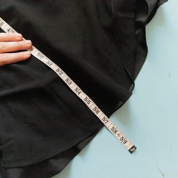 Jkara Black White Beaded Bust Sleeveless Formal Ankle Fit Flare Dress Size 6 - Picture 9 of 10